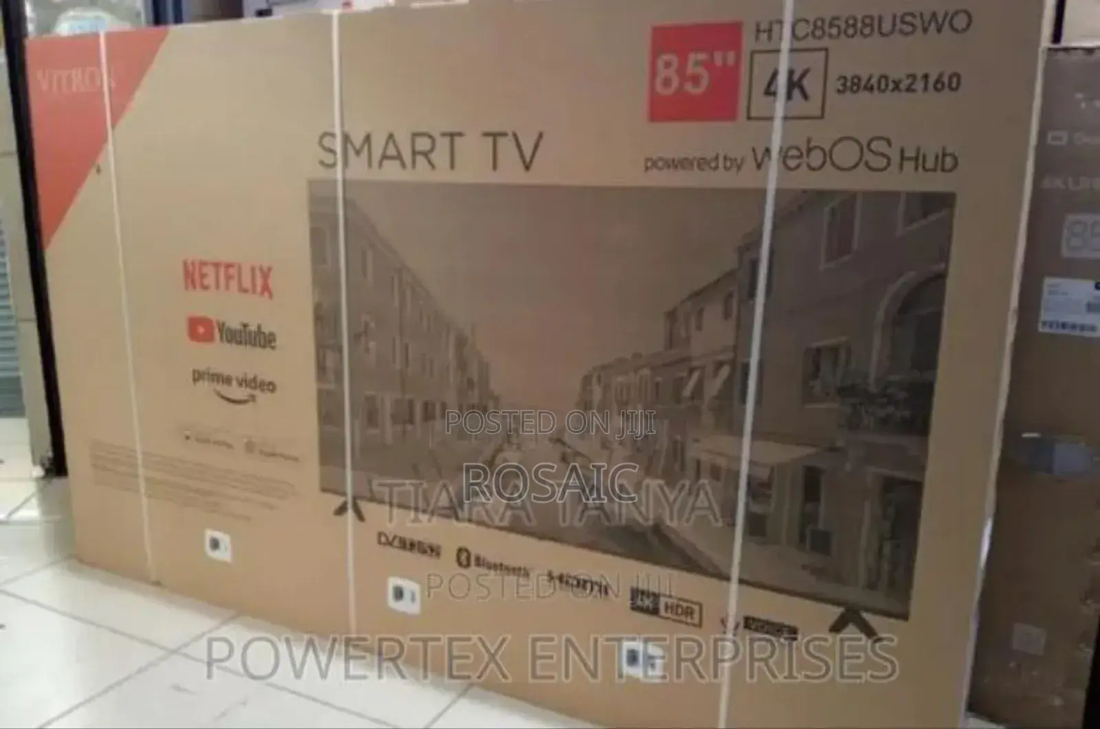 Vitron 85" Smart Webos Frameless With Bt
