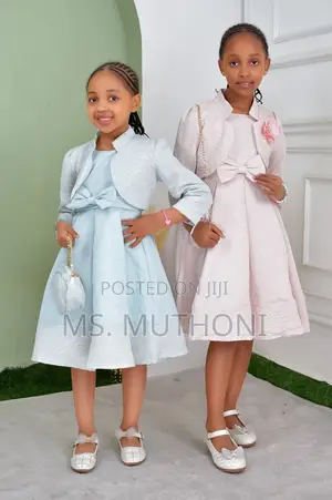 Beautiful Girls Dresses With a Shoulder Bag 4-10yrs