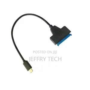 Sata 3 to Usb Type-C Adapter Cable, 2.5 Inch SSD Hard Driv