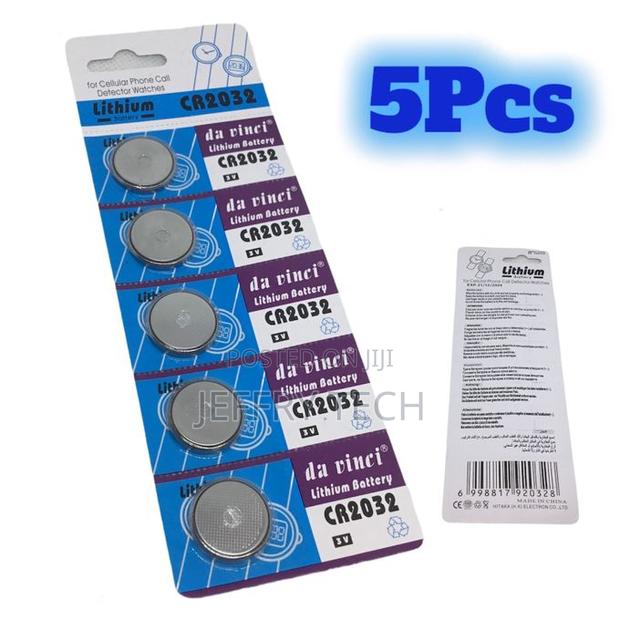 5pcs/Pack Cr3032 Button Cell Batteries - main view