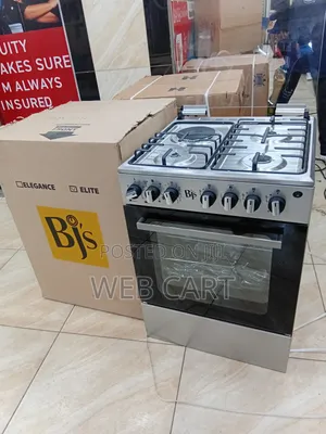 BJS Elite 3 Gas + 1 Electric Standing Cooker – Inox Finish
