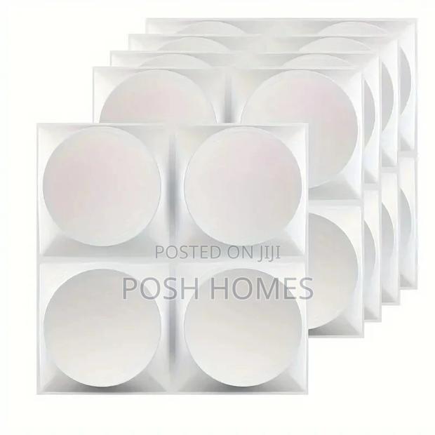 Circle 3d Wall Panels PVC White Panels
