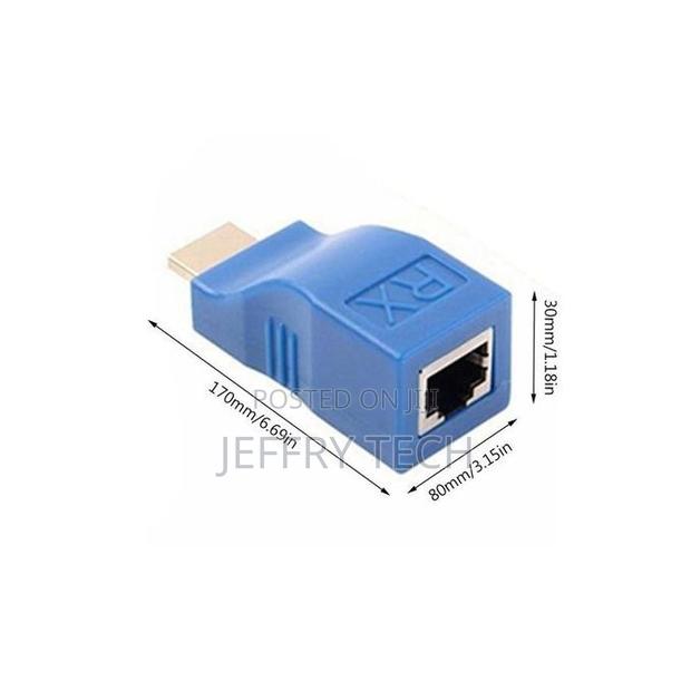 Hdmi Extender by Cat-5e/6e Cable Transmitter Up to 30m 1080 - thumbnail 2