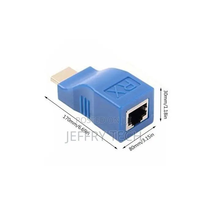 Hdmi Extender by Cat-5e/6e Cable Transmitter Up to 30m 1080