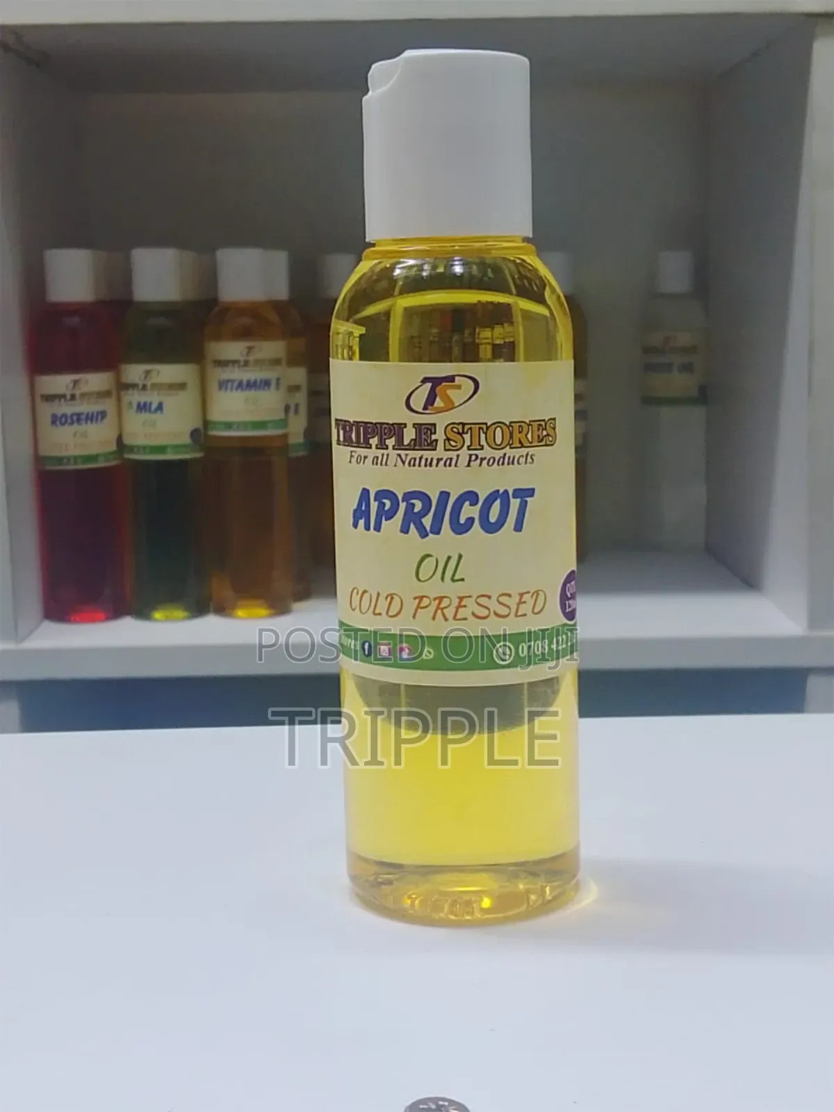 Apricot Oil ( 100% Pure Cold Pressed Oil)