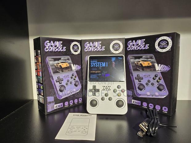 Colored Full Screen Game Console R36s - main view