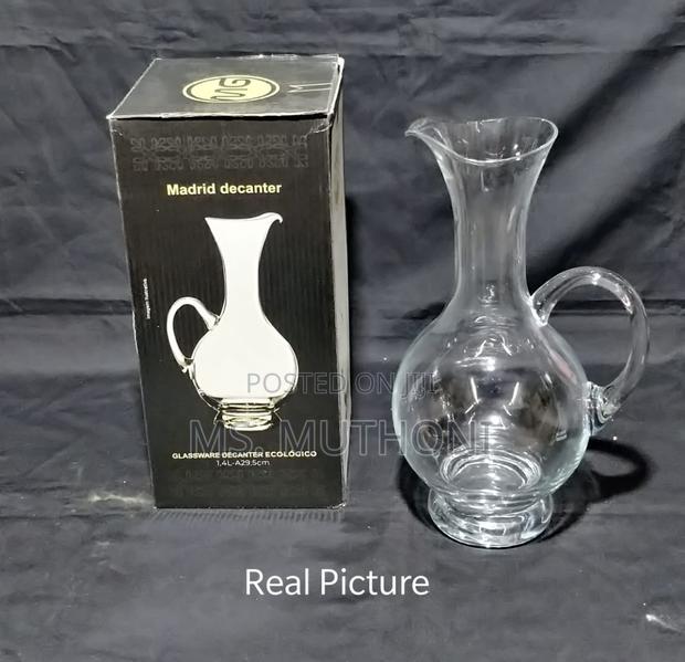 368704 Mg Madrid Glass Wine Decanter 1.4l