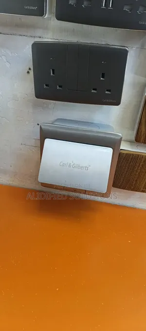 Carl and Gilbert Single Floor Socket With Ethernet Port