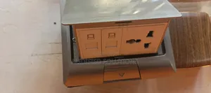 Carl and Gilbert Single Floor Socket With Ethernet Port