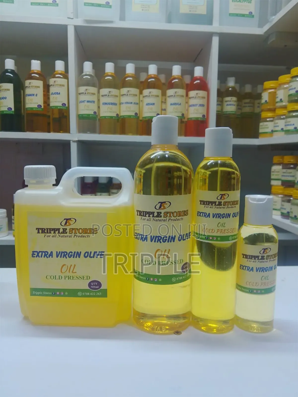 Extra Virgin Olive Oil (100%Pure, Natural)