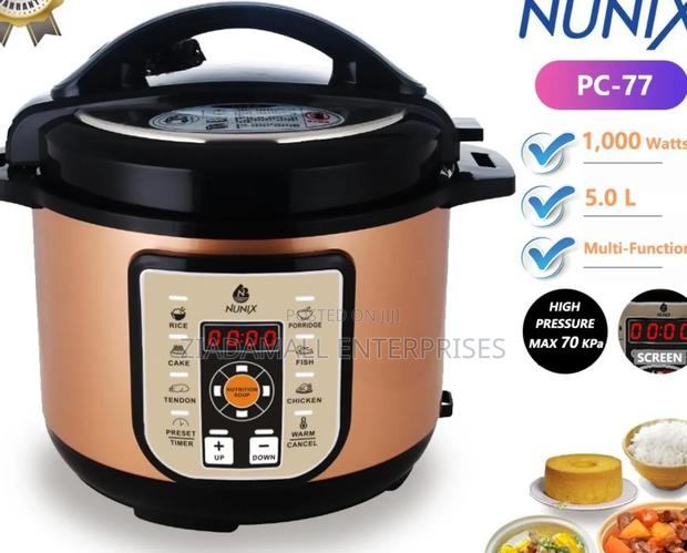 Nunix Pc-77 Electric Pressure Cooker – Fast, Easy, and Safe
