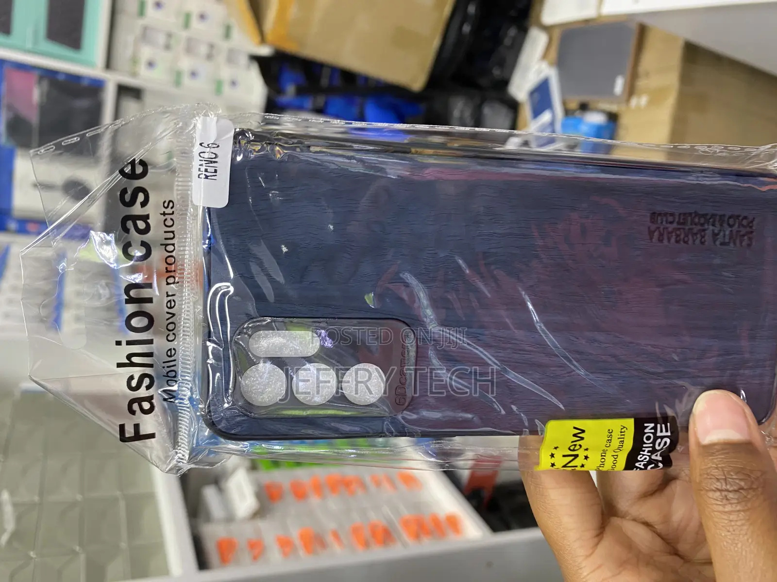 Qingui Oppo Reno 6 Leather Case With Silicone Bumper