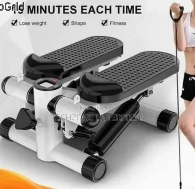 Portable Mini Stepper With Resistance Bands ;