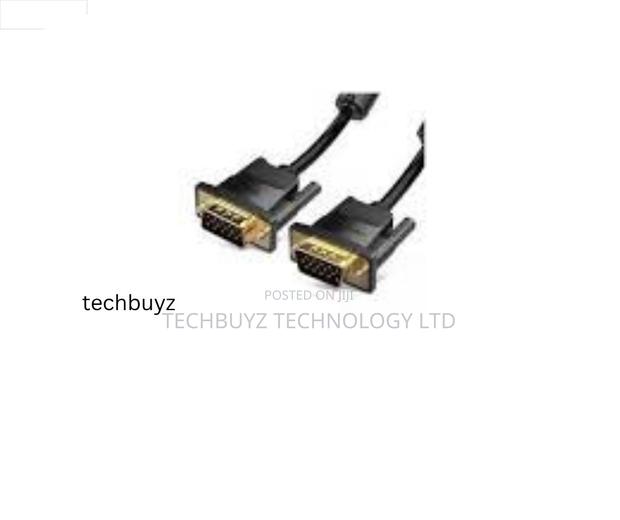 Vention Vga(3+6) Male to Male Cable With Ferrite Cores 8m