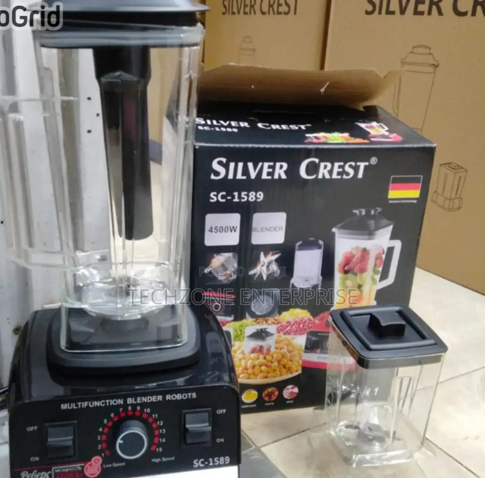 Silver Crest 4500w Powerful Commercial Blender, High Speed