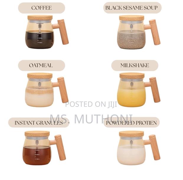 *400ml Electric Borosilicate Self Stirring Mug - thumbnail 4