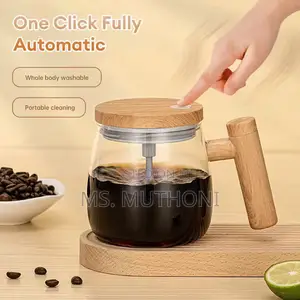 *400ml Electric Borosilicate Self Stirring Mug