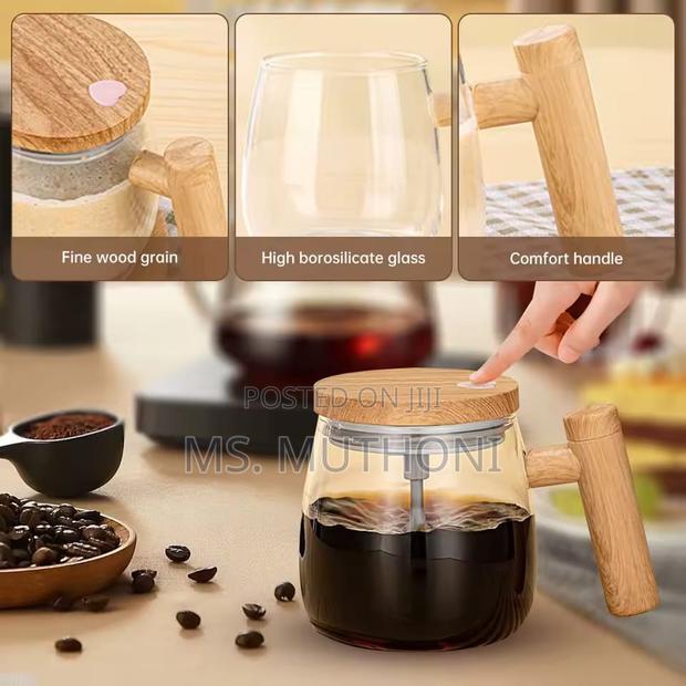 *400ml Electric Borosilicate Self Stirring Mug - thumbnail 3