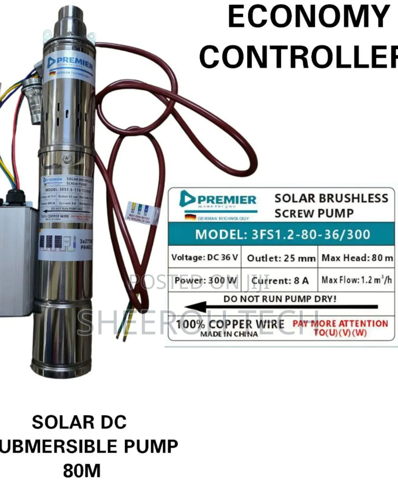 Submersible Water Pump 80mtr