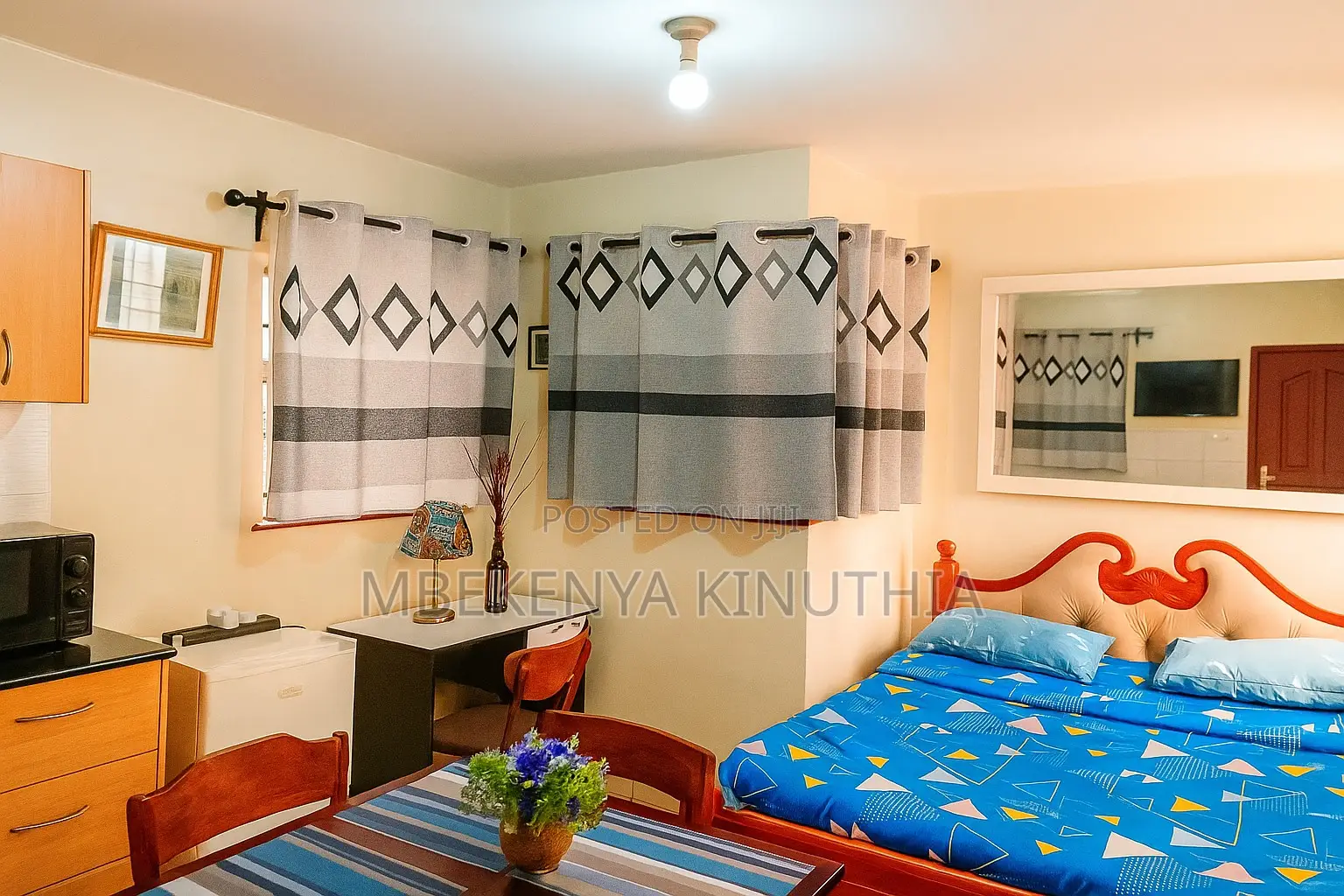 Central Nairobi CBD Studio | Fast Wi-Fi Netflix