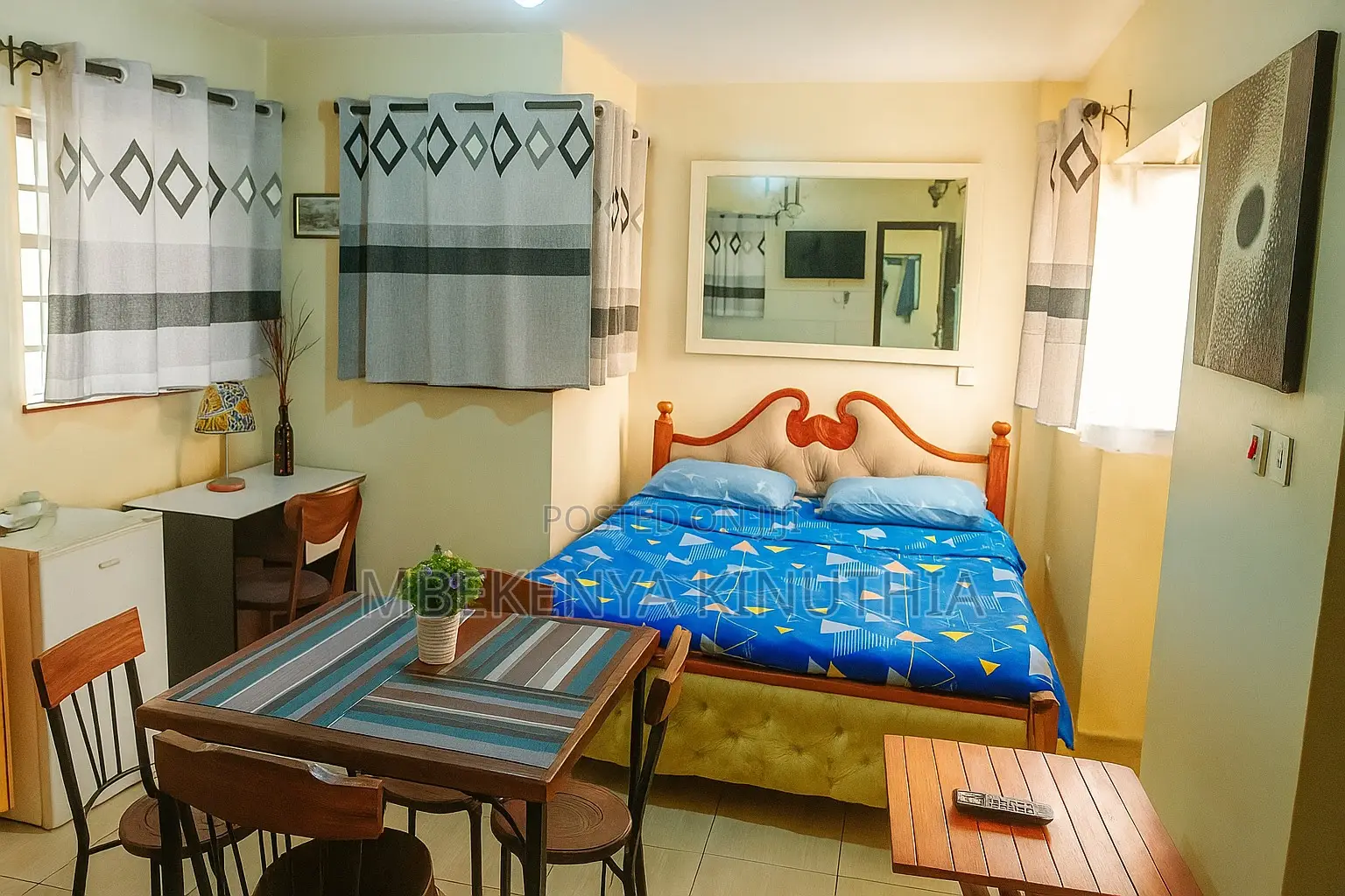 Central Nairobi CBD Studio | Fast Wi-Fi Netflix