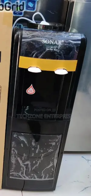 Black Sonar B5c Hot and Cold Water Free Standing Dispenser