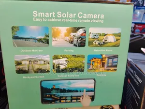 Solar CCTV Two Screens Camera