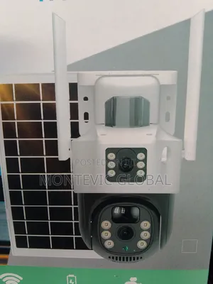 Solar CCTV Two Screens Camera