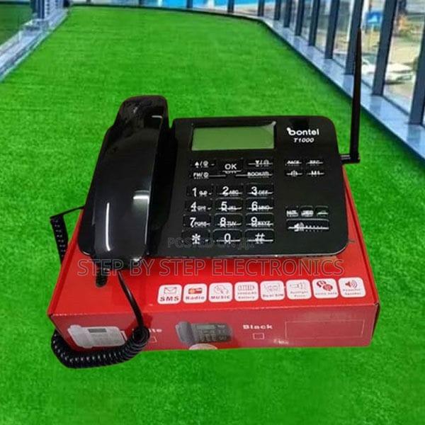 Portable Bontel T1000 Dual Sim GSM Wireless Desktop Phone