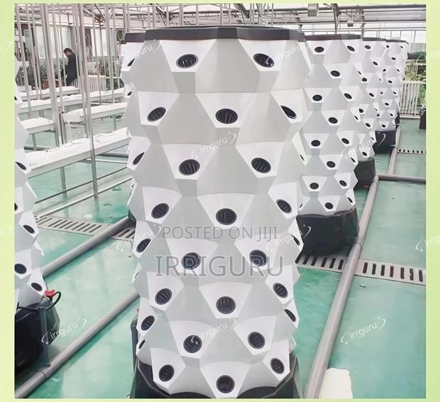 Planting Towers. Automatic Watering - main view