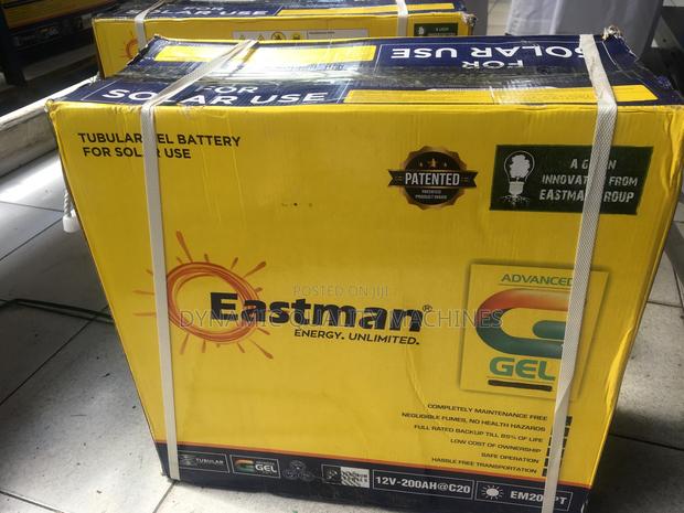 Eastman 12v 200ah Tall Tubular Gel Batteries