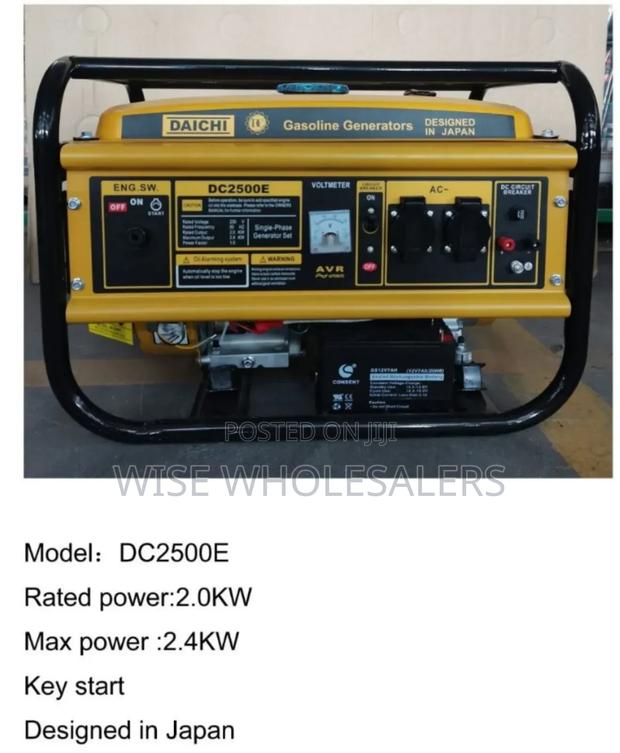 Gasoline Generator Key Start Made In Japan 3.2 Kw
