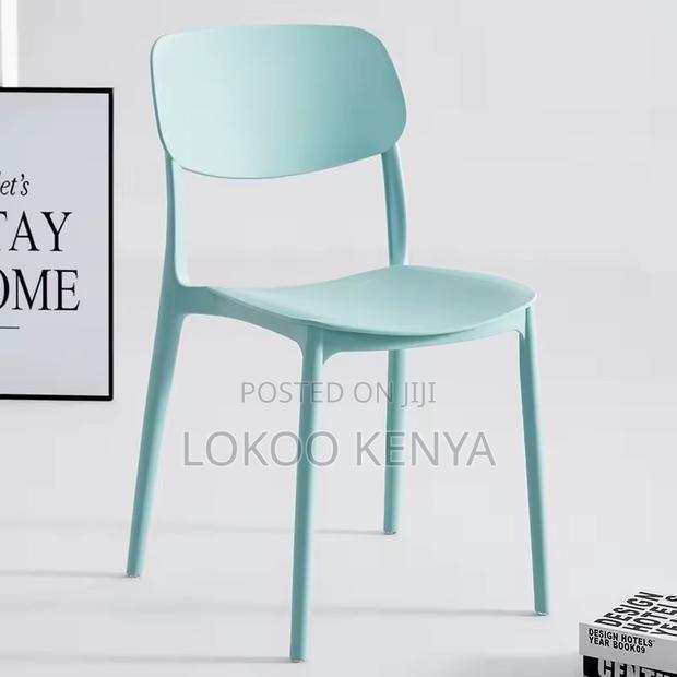 Home Chairs: Multiple Colors Plastic Dining Chairs - thumbnail 2
