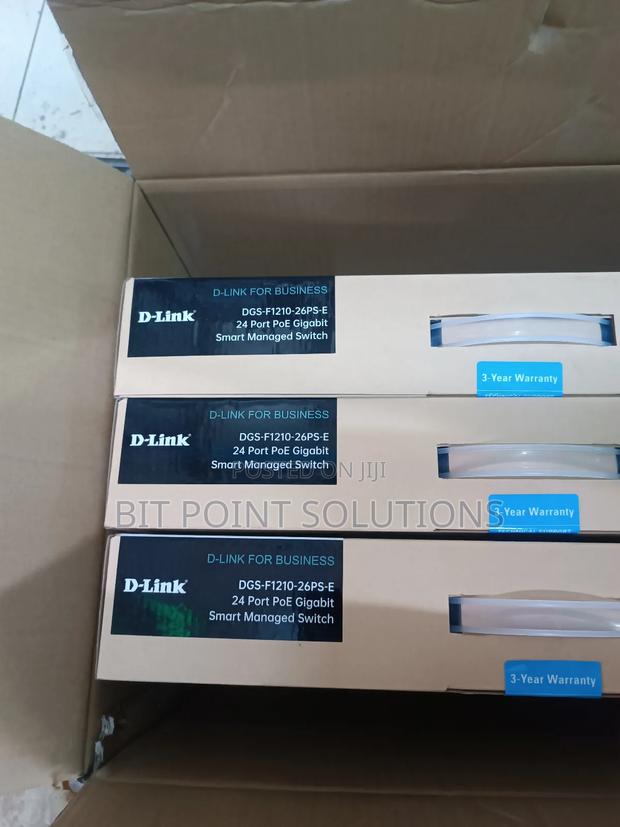 D-Link DGS-F1210-26ps Gigabit Smart Managed Poe+ Switch 24