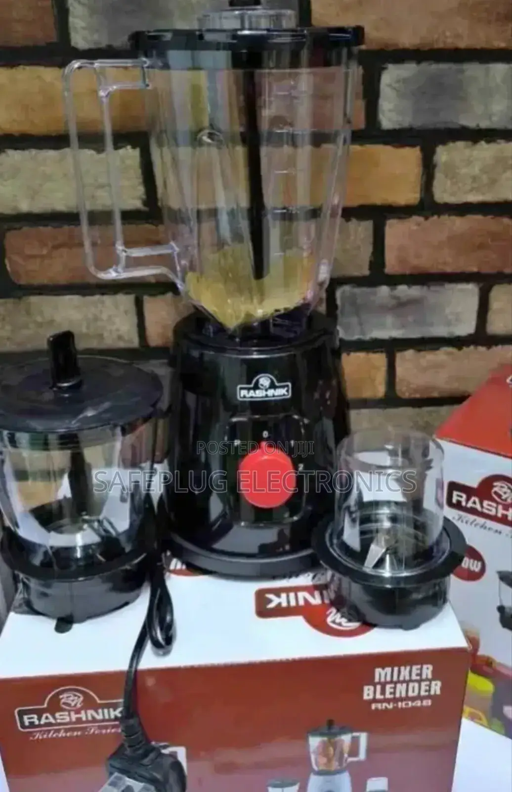 Mixer Blender 3 in 1 (Rashnik) 3 Speed Motor