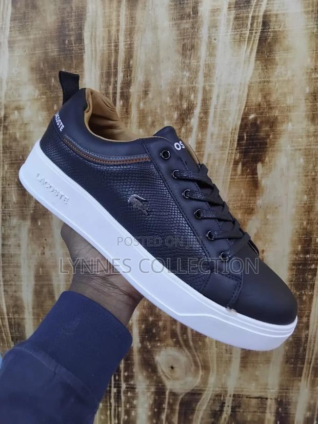 Leather Lacoste Casual Shoes - thumbnail 2
