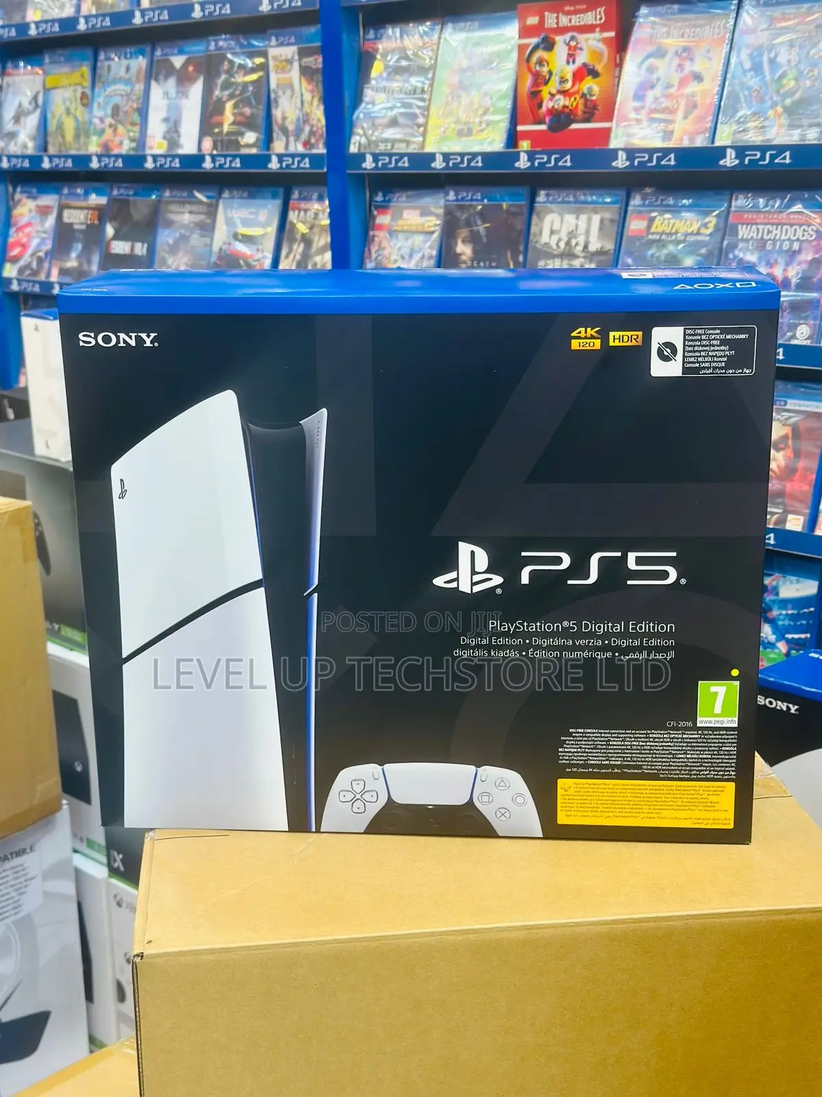 Sony Ps5 Slim Digital 1tb Console With A Single Controller