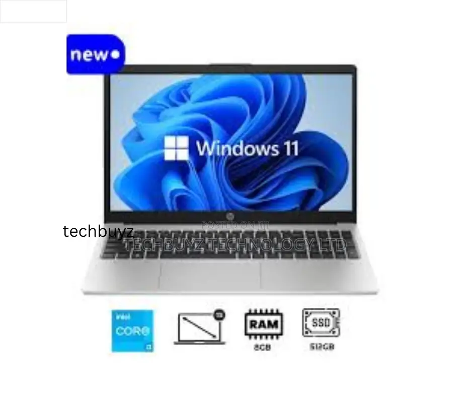 New Laptop HP 250 G10 8GB Intel Core I3 SSD 512GB
