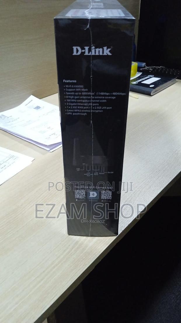 D-Link Ax6000 Mesh Gigabit Wireless Router - thumbnail 3