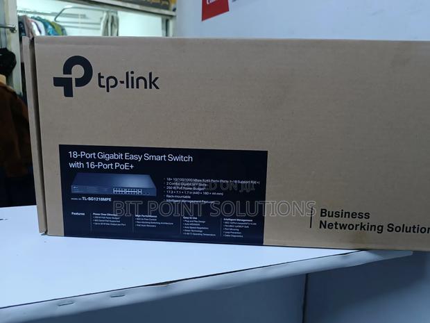 Tp-link Tl-sg1218mpe 18port Gigabit Easy Smart Switch Poe+ - main view