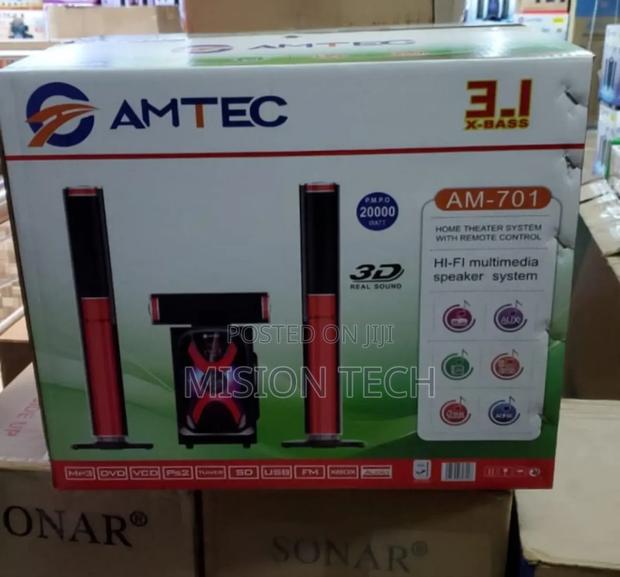 Amtec Am-701 3.1 X-Bass Home Theater System With Remote * 