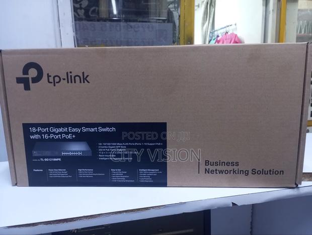 Tp-Link (Tl-Sg1218mpe) 18-Port-Poe Gigabit Smart Switch !^°