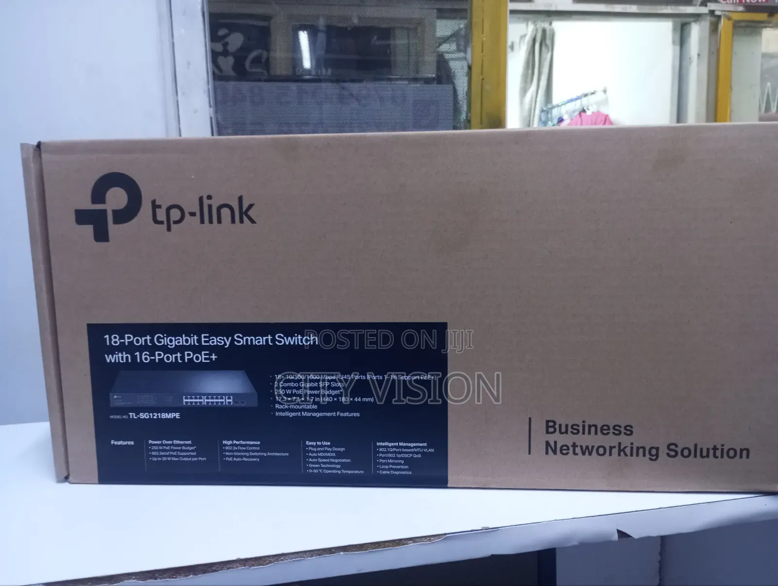 18port Gigabit Easy Smart With 16port Poe Tp-Link" 16poe^°✓