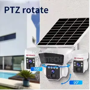 3 Screens 12mp Outdoor Security Network Camera 360 PTZ