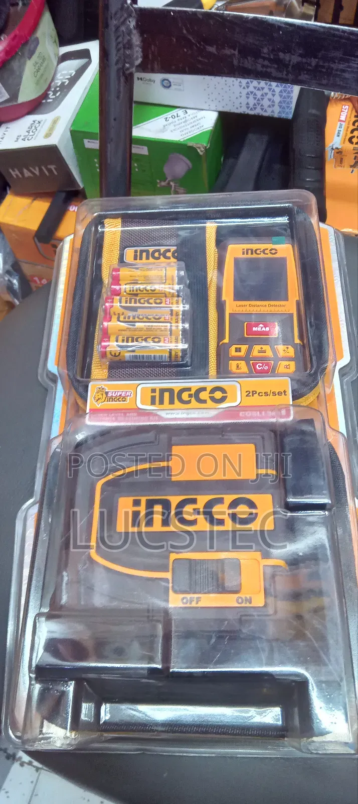 Level And Distance Measuring Kit