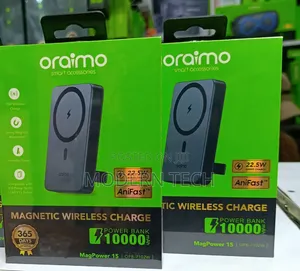Oraimo Magpower 15 10000mah Wireless Power Bank