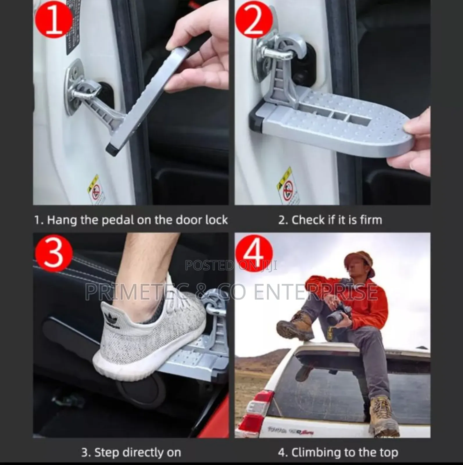 Foldable Car Roof Rack Step Car Door Step .