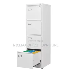 4-Drawer Locking Metal File Cabinet for Home Office