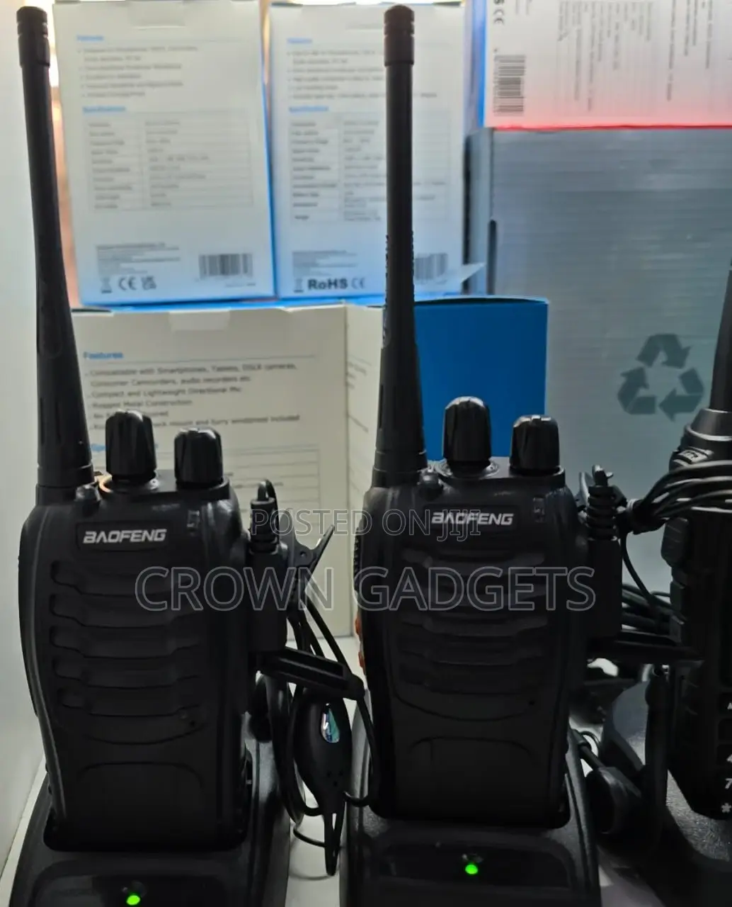 Baofeng 2-Way Walkie Talkies – 2-Pack Bf-B888s