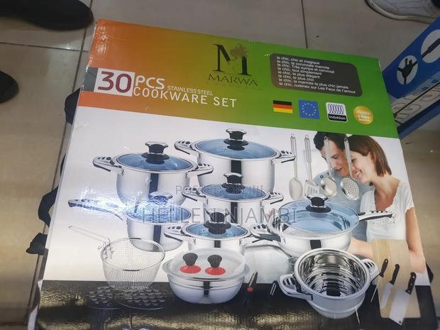 Marwa German 30pcs Stainless Cookware Set